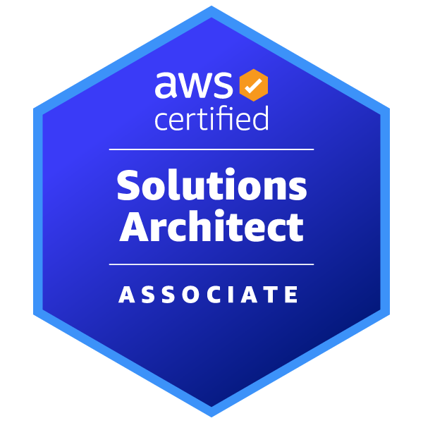 AWS Certified Solutions Architect Associate SAA-C03 badge