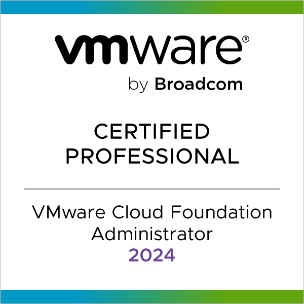 VMware Cloud Foundation Administrator (VCF)
