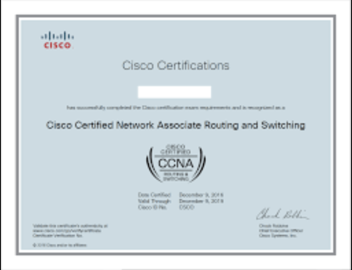 CISCO CCNA Certification